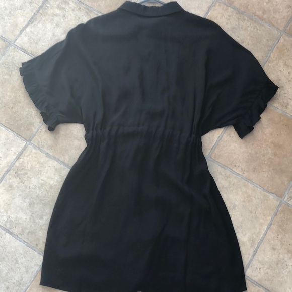 Forever 21 black button up tunic/dress - Picture 7 of 8